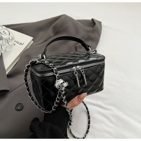 Женская сумка-косметичка 85053 Vanity Bag кросс-боди черная