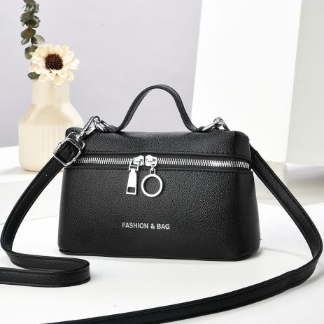 Женская сумка-косметичка ВК8 Vanity Bag кросс-боди черная Женская сумка-косметичка ВК8 Vanity Bag кросс-боди черная