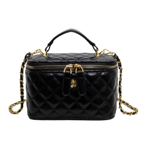 Женская сумка-косметичка 2479 Vanity Bag кросс-боди черная