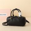 Женская сумка Miu miu 3502 (27×12×9) кросс-боди черная