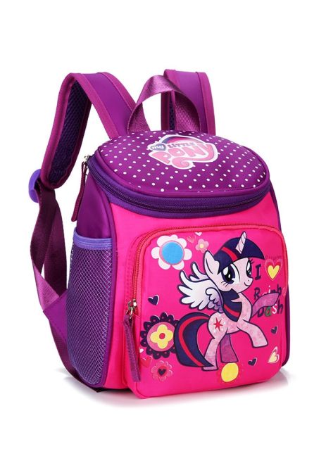 Рюкзак маленький детский на 3-4 года девочке My Little Pony розово фиолетовый
