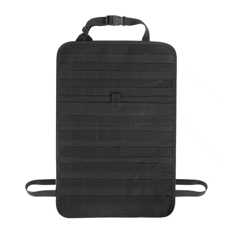 Тактичний органайзер MOLLE 10466 чорний для спинки автомобільного сидіння
