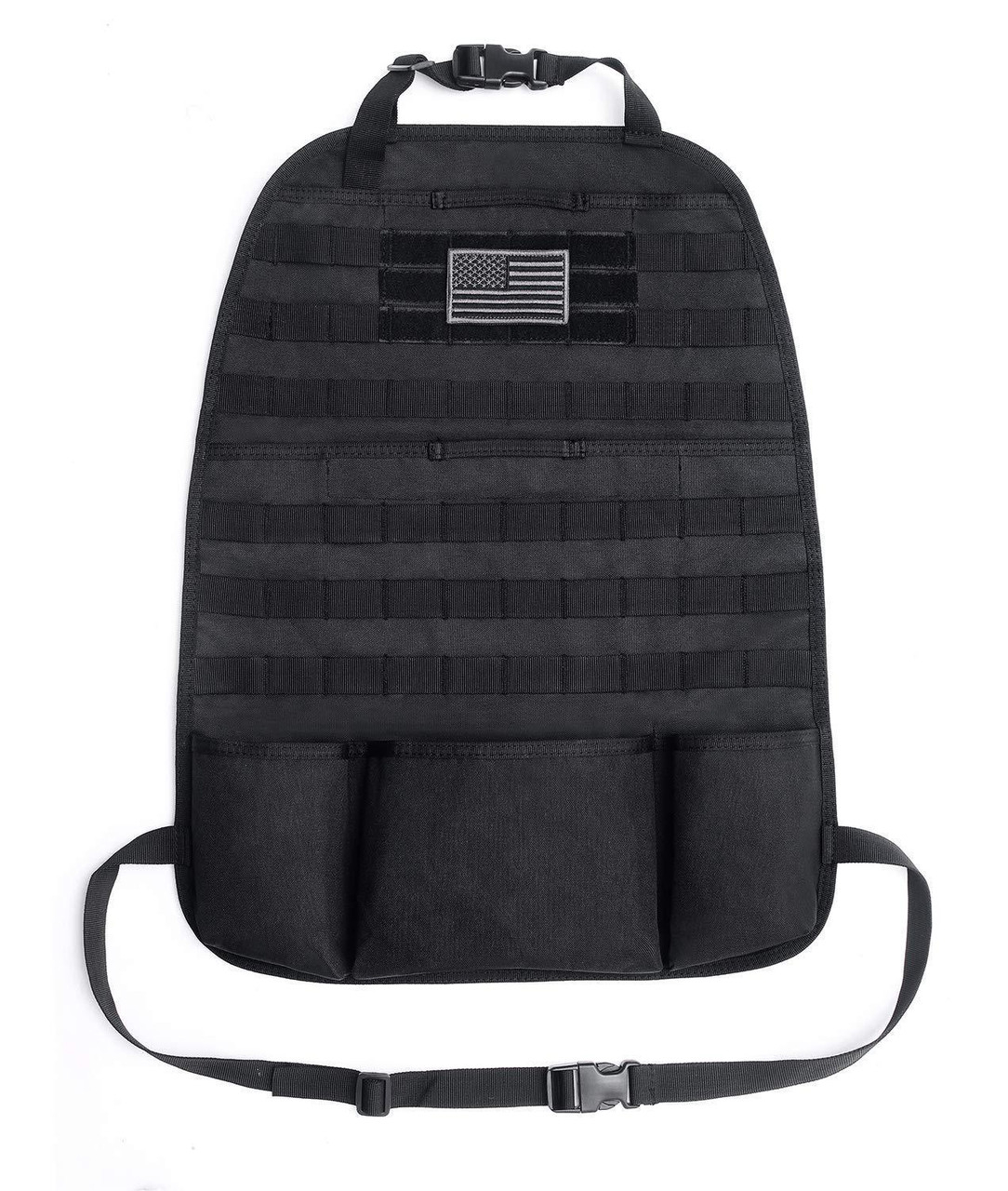 Тактичний органайзер MOLLE 10467 чорний для спинки автомобільного сидіння Тактичний органайзер MOLLE 10467 чорний для спинки автомобільного сидіння