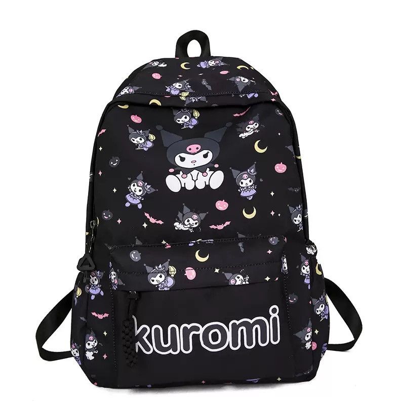 Рюкзак детский школьный портфель Куроми Kuromi 10499 черный Рюкзак детский школьный портфель Куроми Kuromi 10499 черный