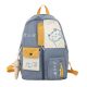 Рюкзак 10450 мужской женский детский школьный портфель голубой Рюкзак 10450 мужской женский детский школьный портфель голубой