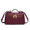 Женская сумка-косметичка В2005 Vanity Bag кросс-боди красная бордовая Женская сумка-косметичка В2005 Vanity Bag кросс-боди красная бордовая