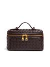 Женская сумка-косметичка В2005 Vanity Bag кросс-боди темно-коричневая Женская сумка-косметичка В2005 Vanity Bag кросс-боди темно-коричневая