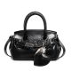 Женская сумка 1091 кросс-боди на ремешке маленькая черная Женская сумка 1091 кросс-боди на ремешке маленькая черная