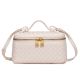 Женская сумка-косметичка В2005 Vanity Bag кросс-боди белая молочная