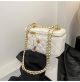 Женская сумка-косметичка 6050 Vanity Bag кросс-боди белая