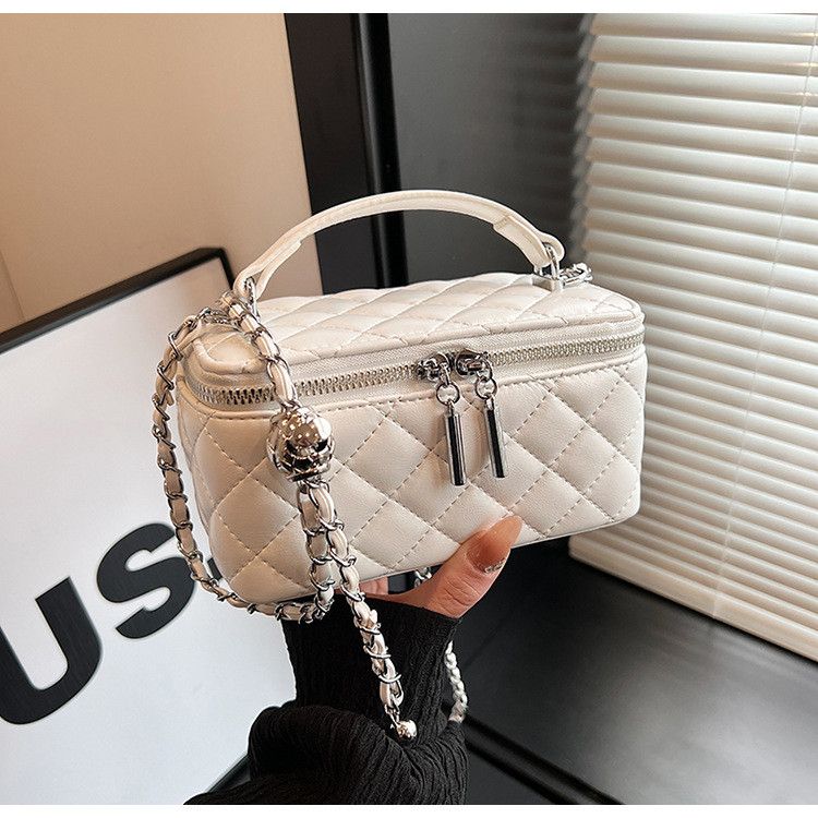 Женская сумка-косметичка 85053 Vanity Bag кросс-боди белая Женская сумка-косметичка 85053 Vanity Bag кросс-боди белая