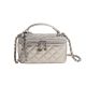 Женская сумка-косметичка 85063 Vanity Bag кросс-боди серебристая