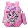 Рюкзак детский школьный портфель Labubu лабубу розовый