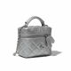 Женская сумка-косметичка большая 10660-BIG Vanity Bag кросс-боди серебристая Женская сумка-косметичка большая 10660-BIG Vanity Bag кросс-боди серебристая
