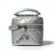 Женская сумка-косметичка маленькая 10660-SMALL Vanity Bag кросс-боди серебристая Женская сумка-косметичка маленькая 10660-SMALL Vanity Bag кросс-боди серебристая