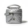 Женская сумка-косметичка маленькая 10660-SMALL Vanity Bag кросс-боди серебристая Женская сумка-косметичка маленькая 10660-SMALL Vanity Bag кросс-боди серебристая