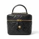 Женская сумка-косметичка большая 10660-BIG Vanity Bag кросс-боди черная Женская сумка-косметичка большая 10660-BIG Vanity Bag кросс-боди черная