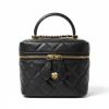 Женская сумка-косметичка большая 10660-BIG Vanity Bag кросс-боди черная Женская сумка-косметичка большая 10660-BIG Vanity Bag кросс-боди черная