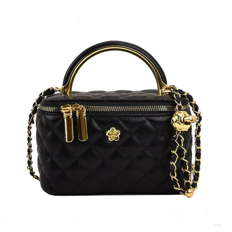 Женская сумка-косметичка 10661 Vanity Bag кросс-боди черная Женская сумка-косметичка 10661 Vanity Bag кросс-боди черная