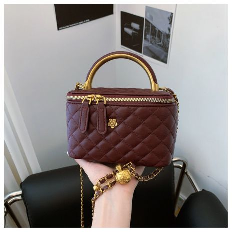 Женская сумка-косметичка большая 1251 Vanity Bag кросс-боди красная Женская сумка-косметичка большая 1251 Vanity Bag кросс-боди красная