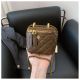 Женская сумка-косметичка маленькая 1253 Vanity Bag кросс-боди коричневая Женская сумка-косметичка маленькая 1253 Vanity Bag кросс-боди коричневая