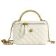 Женская сумка-косметичка большая 1251 Vanity Bag кросс-боди белая молочная Женская сумка-косметичка большая 1251 Vanity Bag кросс-боди белая молочная