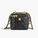 Женская сумка-косметичка маленькая 1253 Vanity Bag кросс-боди черная Женская сумка-косметичка маленькая 1253 Vanity Bag кросс-боди черная