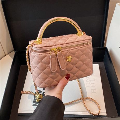 Женская сумка-косметичка 7100 Vanity Bag кросс-боди розовая Женская сумка-косметичка 7100 Vanity Bag кросс-боди розовая