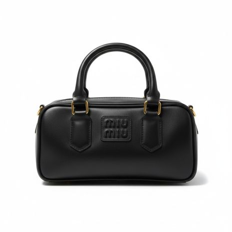 Женская сумка Miu miu 2312 (22×10×7) кросс-боди черная