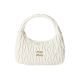 Женская сумка багет Miu miu 2178 белая Женская сумка багет Miu miu 2178 белая