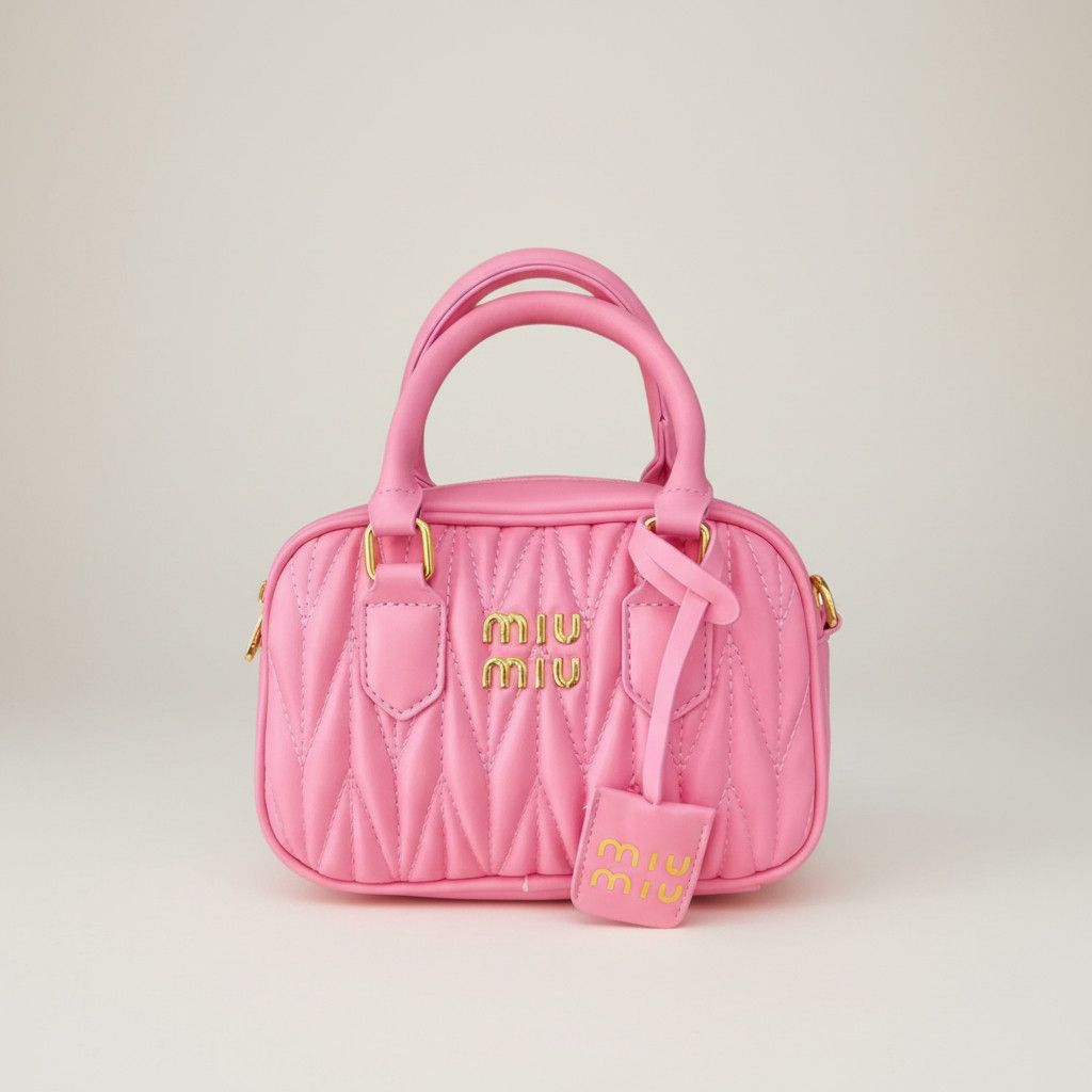 Женская сумка кросс-боди Miu miu 18119 розовая Женская сумка кросс-боди Miu miu 18119 розовая