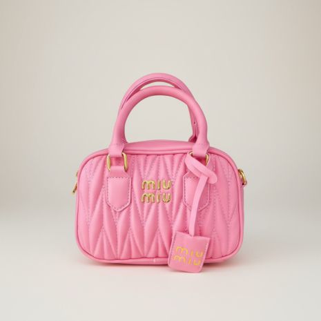 Женская сумка кросс-боди Miu miu 18119 розовая