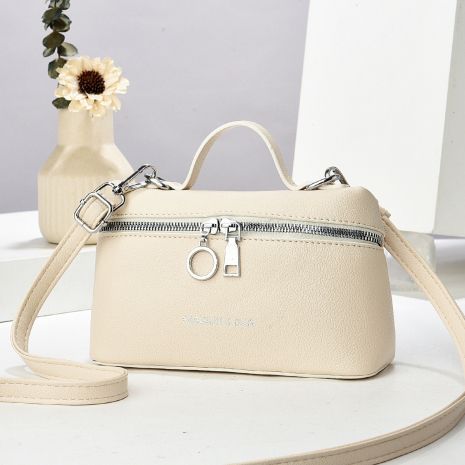 Жіноча сумка-косметичка ВК8 Vanity Bag крос-боді біла молочна Жіноча сумка-косметичка ВК8 Vanity Bag крос-боді біла молочна
