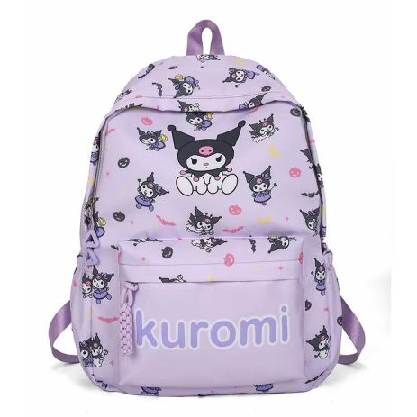 Рюкзак детский школьный портфель Куроми Kuromi 10499 фиолетовый Рюкзак детский школьный портфель Куроми Kuromi 10499 фиолетовый