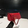 Жіноча сумка 10490 багет червона