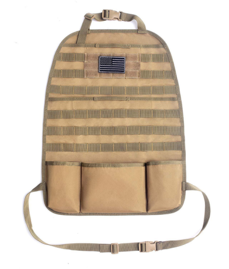 Тактичний органайзер MOLLE 10467 койот для спинки автомобільного сидіння Тактичний органайзер MOLLE 10467 койот для спинки автомобільного сидіння