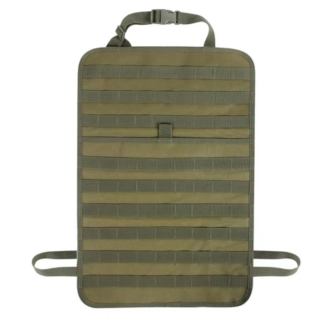 Тактичний органайзер MOLLE 10466 олива для спинки автомобільного сидіння