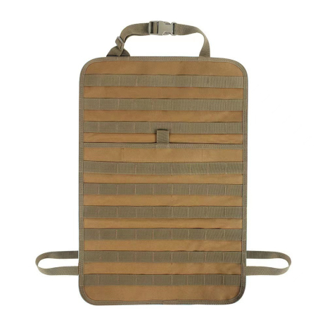 Тактичний органайзер MOLLE 10466 койот для спинки автомобільного сидіння Тактичний органайзер MOLLE 10466 койот для спинки автомобільного сидіння