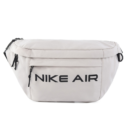 Бананка F186 Nike Air велика поясна сумка найк молочна