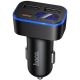Автомобильное зарядное устройство Hoco Z63A 2USB/ Type-C PD QC 42W c дисплеем black