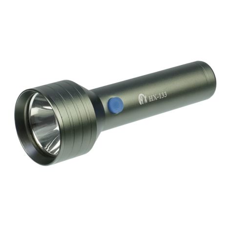 LED ліхтарик акумуляторний Hongxin HX133 210 lm, металевий, 800 mAh, Type-C, grey