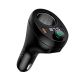Автомобильное зарядное устройство Hoco E88 2 Type-C 35W c дисплеем и FM-модулятором black