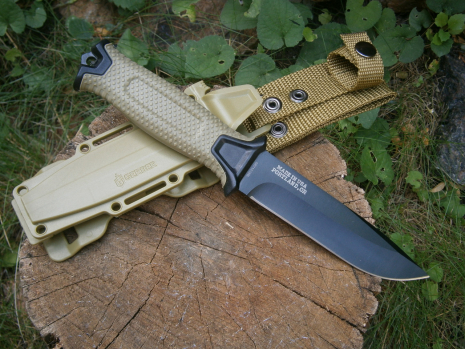 Ніж фултанг туристичний Gerber Portland Oregon 24 см Clip Point олива в чохлі