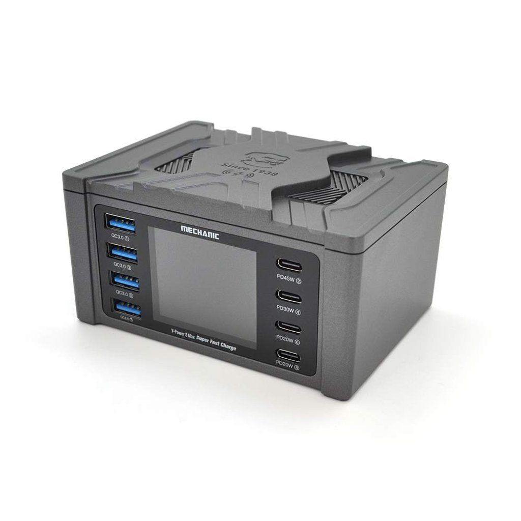 Зарядна станція з індикацією параметрів заряджання Mechanic V-Power 8 Max 115W Зарядна станція з індикацією параметрів заряджання Mechanic V-Power 8 Max 115W