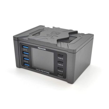 Зарядна станція з індикацією параметрів заряджання Mechanic V-Power 8 Max 115W