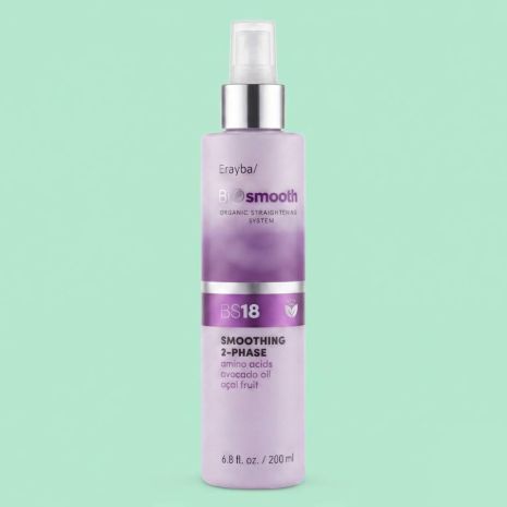 Двухфазный спрей-кондиционер Erayba BioSmooth BS18 Smoothing 2-phase conditioner несмываемый для разглаживания волос, 200 мл Двухфазный спрей-кондиционер Erayba BioSmooth BS18 Smoothing 2-phase conditioner несмываемый для разглаживания волос, 200 мл