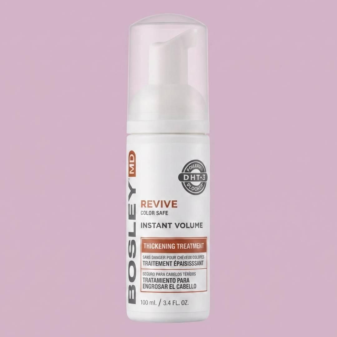 Bosley MD Revive Hair Thinckening Treatment уплотнительный уход для истонченных окрашенных волос, 100 мл Bosley MD Revive Hair Thinckening Treatment уплотнительный уход для истонченных окрашенных волос, 100 мл