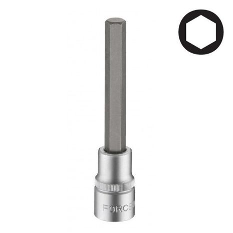 Головка-біта 6-гранна 19мм 1/2" (L-100мм) Forsage F-34410019 Головка-біта 6-гранна 19мм 1/2" (L-100мм) Forsage F-34410019