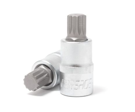 Головка біта SPLINE 12-променева M6 1/2 quot; (L-55мм) Forsage F-34805506 Головка біта SPLINE 12-променева M6 1/2 quot; (L-55мм) Forsage F-34805506