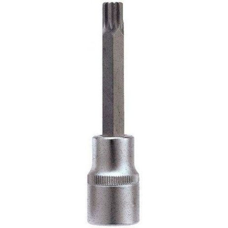 Головка-бита SPLINE 12-лучевая M6 1/2" (L-100мм) ROCKFORCE RF-34810006